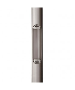 Light Post 15Ft AVG Direct Burial Aluminum Tapered Dark Aluminum