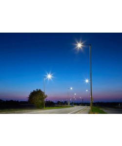 White LED Street Light 300/240/200W 3/4/5K W/ Universal Arm Included