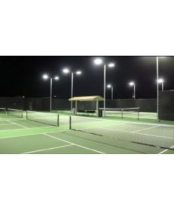 White LED Court Light 300/240/200W 3/4/5K W/ Universal Arm Included