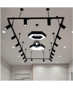 Track light Head 30/25/20W Black 20°- 50° Adjustable 27/30/35/40/50K