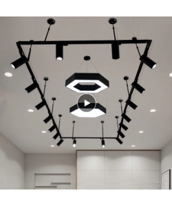 Track light Head 30/25/20W Black 20°- 50° Adjustable 27/30/35/40/50K