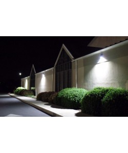 Led Wall Pack Full Cut-Off White Finish 76/105/125W 3000K/4000K/5000K w/Photocell