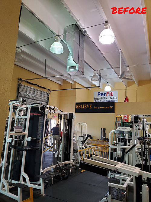 Perfit Hollywood Gym to LED