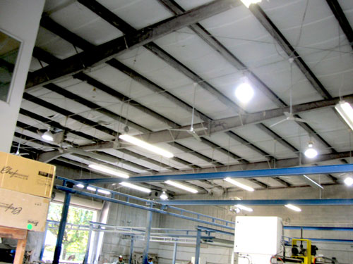 ALPHA STONE manufacturing plant with LEDRadiant Luminaires